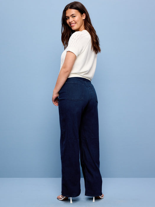 High-Waisted Wow Wide-Leg Jeans