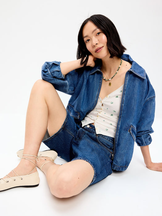 Button-Front Cami Tank Top