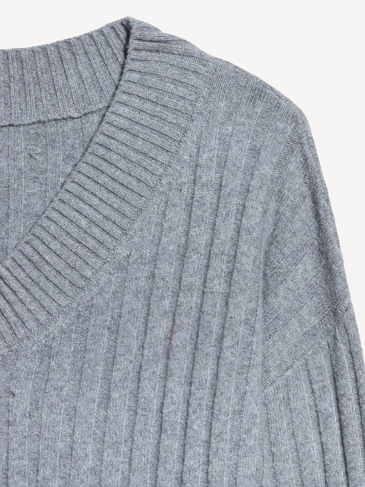 SoSoft Ribbed V-Neck Sweater