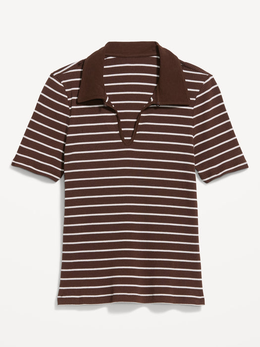 Keyhole Polo Top