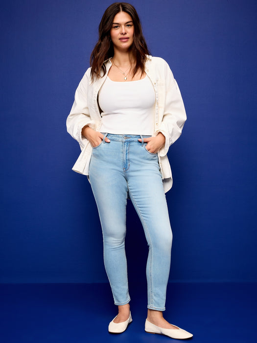 High-Waisted Wow Super-Skinny Jeans