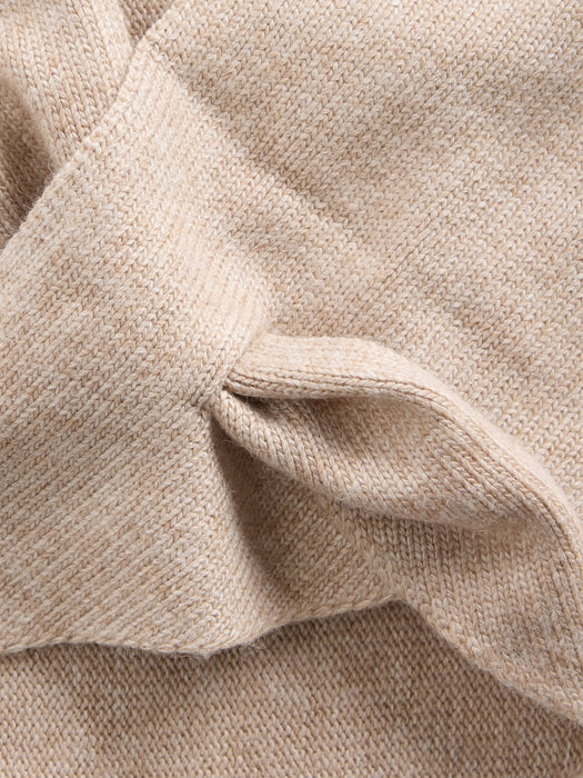 Knit Triangle Scarf