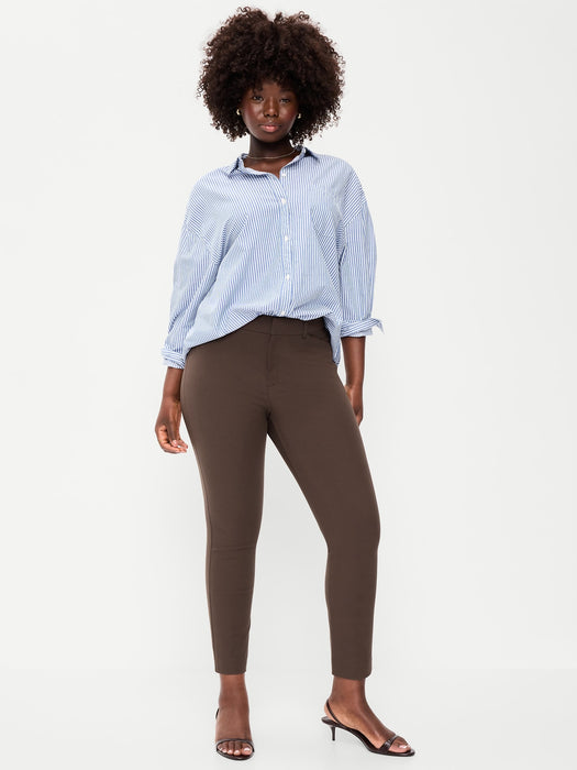 High-Waisted Pixie Skinny Ankle Pants