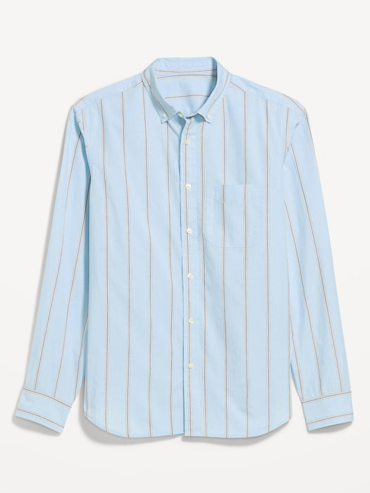 Classic Fit Everyday Striped Poplin Shirt