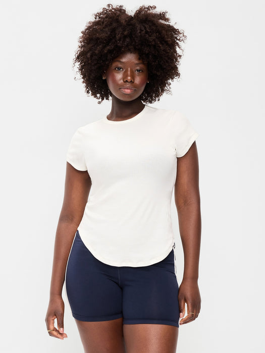 CloudLite Crew-Neck Ribbed T-Shirt