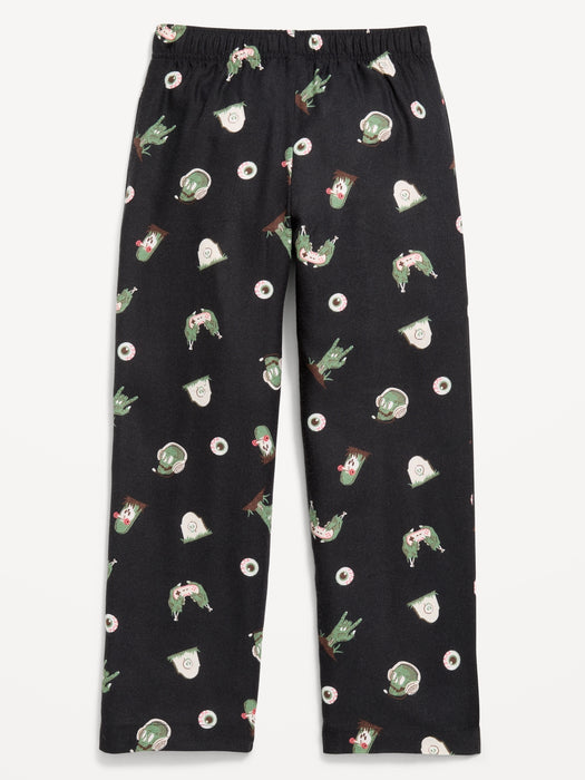 Printed Flannel Pajama Pants for Boys