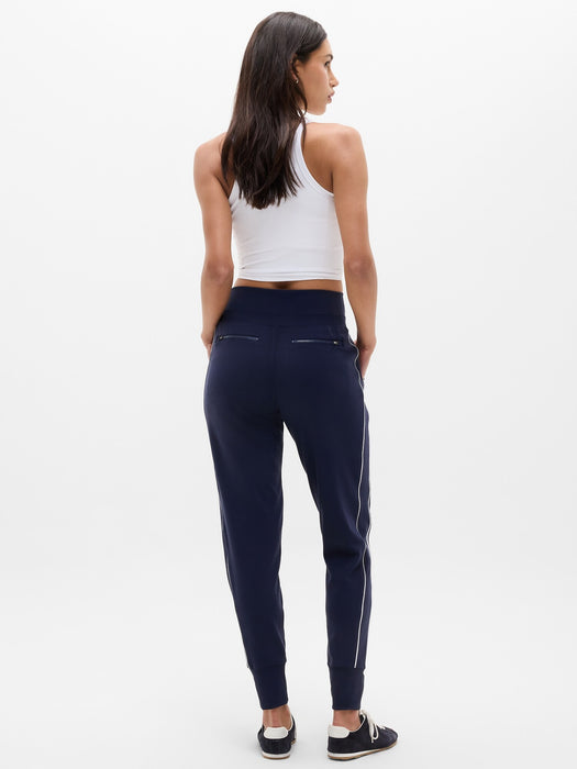 Venice High Rise Track Stripe Jogger
