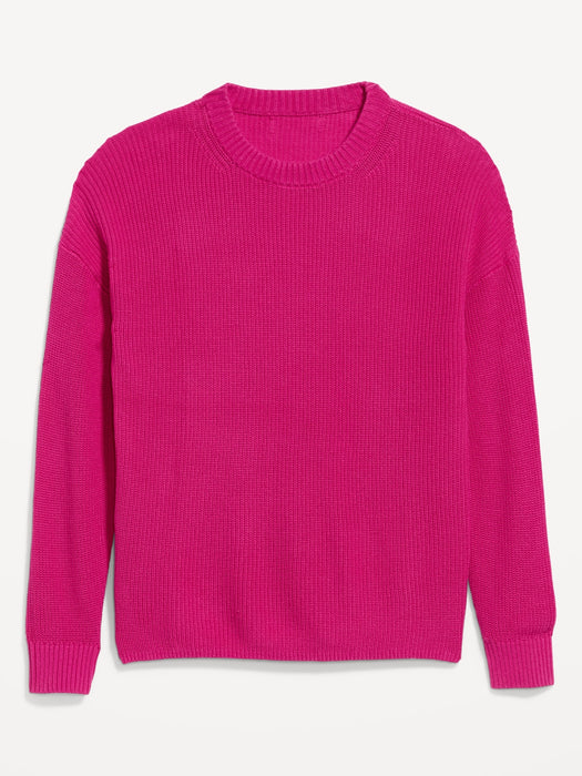Seaside Cotton Shaker Oversized Tunic Sweater