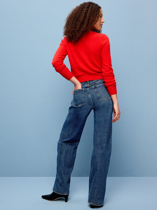 Extra High-Waisted Wide-Leg Jeans