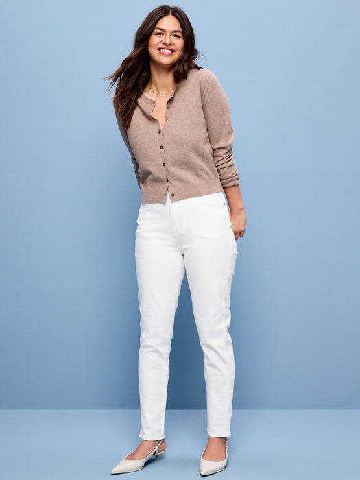 High-Waisted Vintage Slim Jeans