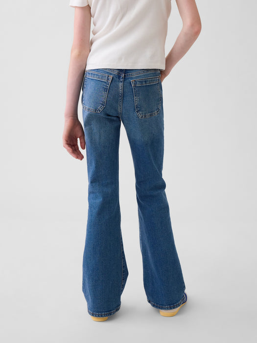 Kids High Rise '70s Flare Jeans