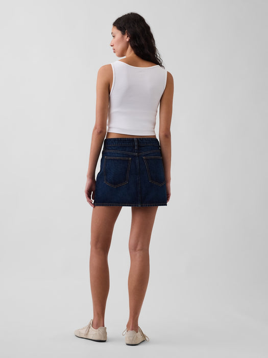 Denim Mini Skirt