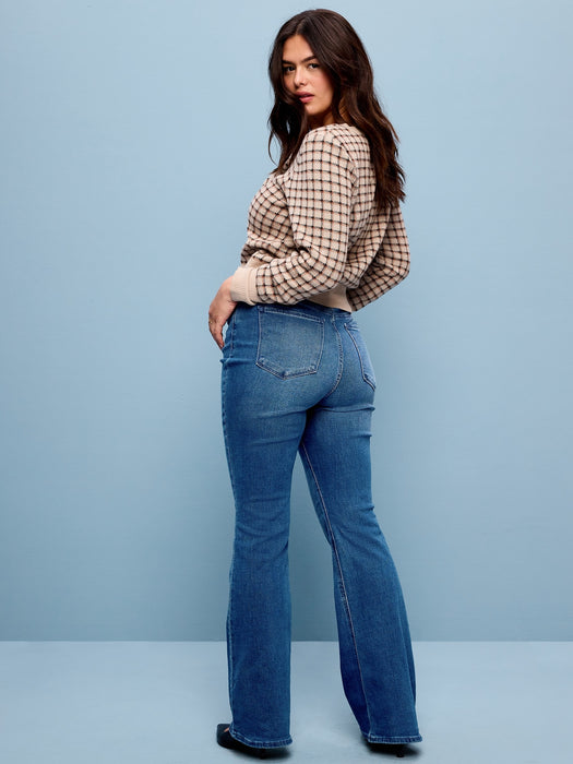 High-Waisted Wow Flare Jeans
