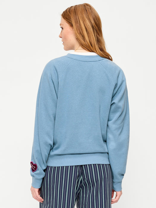 Oversized Raglan Sweatshirt