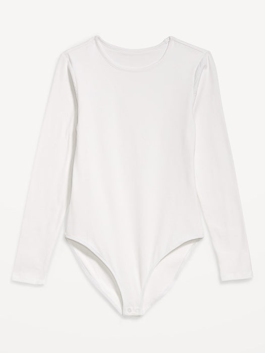 Long-Sleeve Crew-Neck Bodysuit
