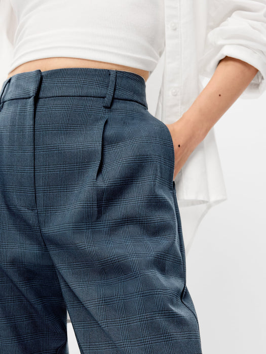 High-Waisted Taylor Trouser Wide-Leg Pants