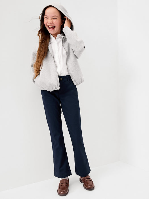 School Uniform Bootcut Pants for Girls