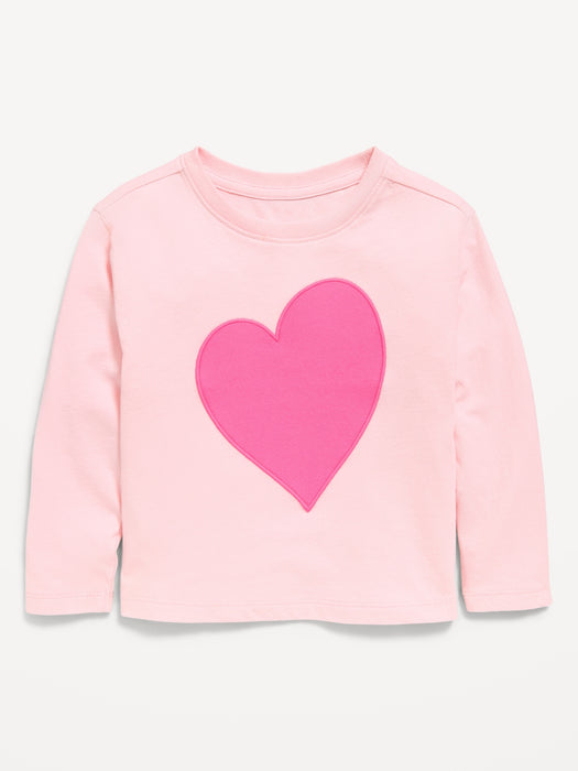 Long-Sleeve Graphic T-Shirt for Toddler Girls