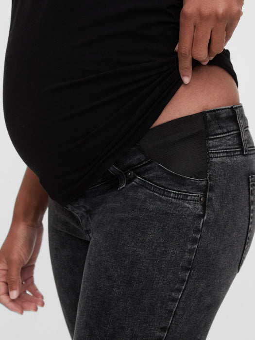 Maternity Inset Panel Skinny Jeans