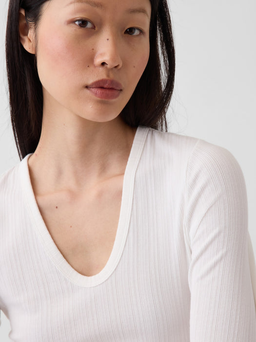 Variegated Rib Top