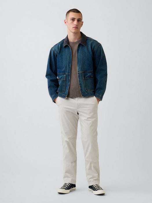 Modern Straight Khakis