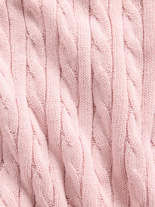 Kids 100% Cotton Cable-Knit Sweater Skort