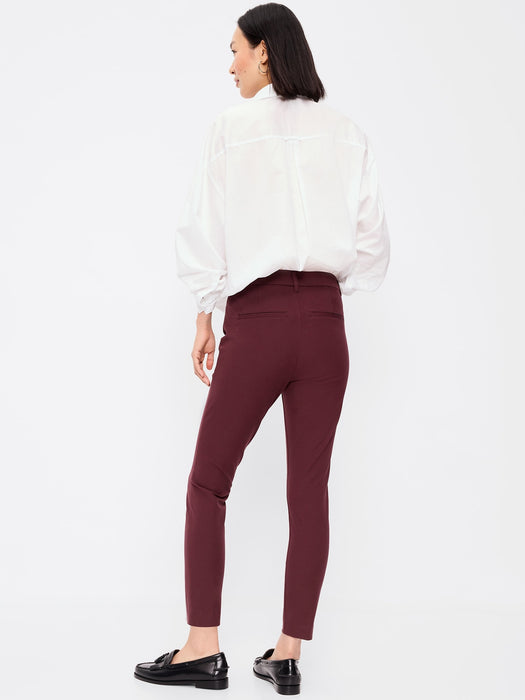 High-Waisted Pixie Skinny Ankle Pants