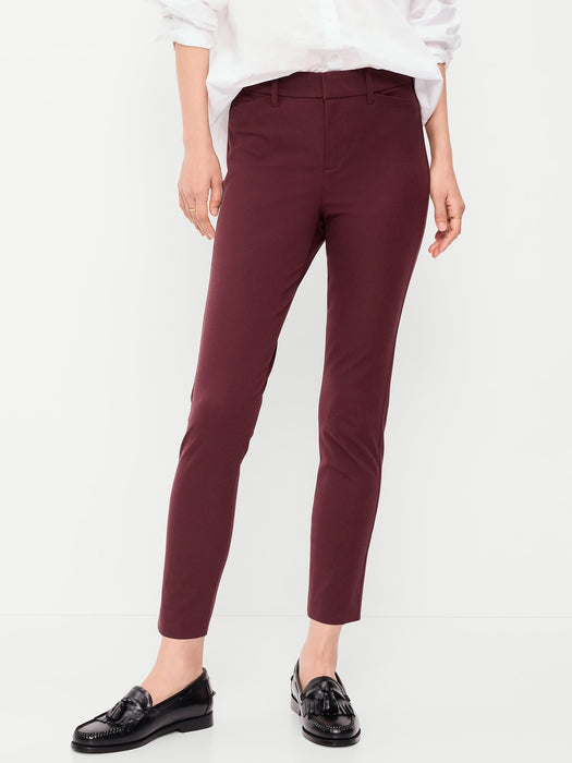 High-Waisted Pixie Skinny Ankle Pants