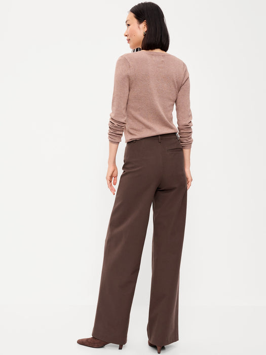 High-Waisted Pixie Super Wide-Leg Pants