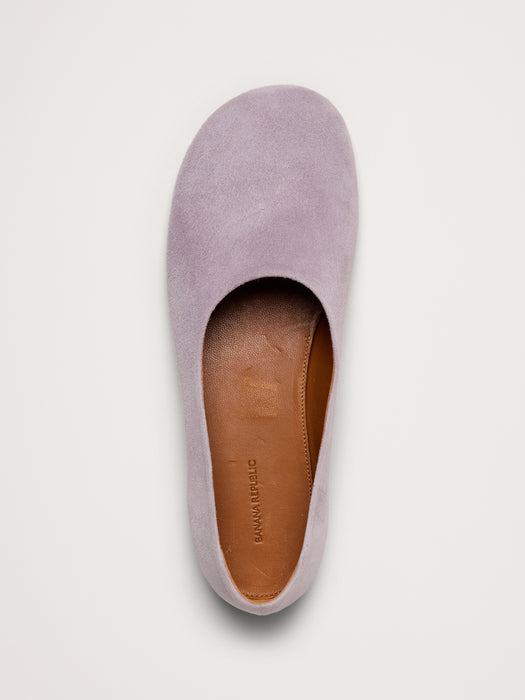 Italian Suede Ballet Flat