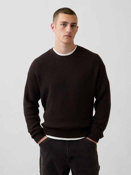 Relaxed Shaker Sweater