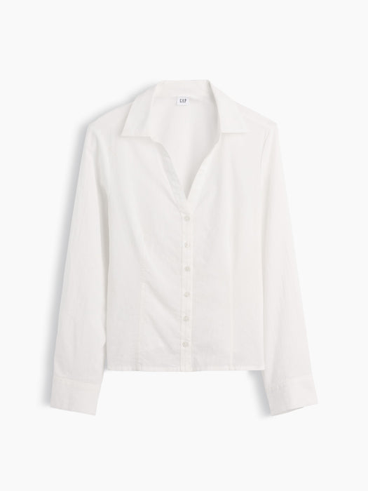 Textured Dobby Fitted Shirt