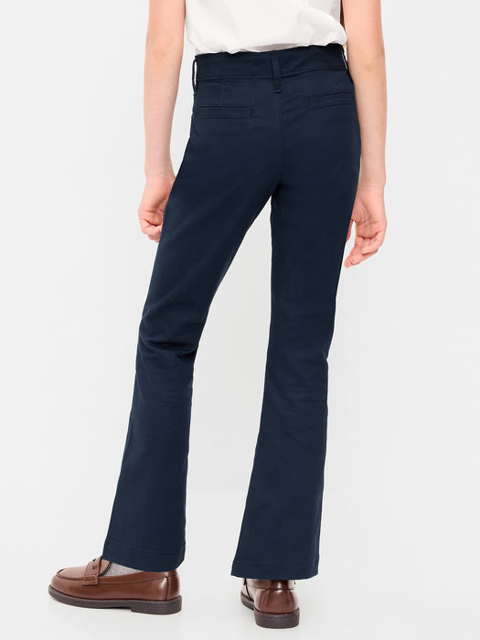 School Uniform Bootcut Pants for Girls
