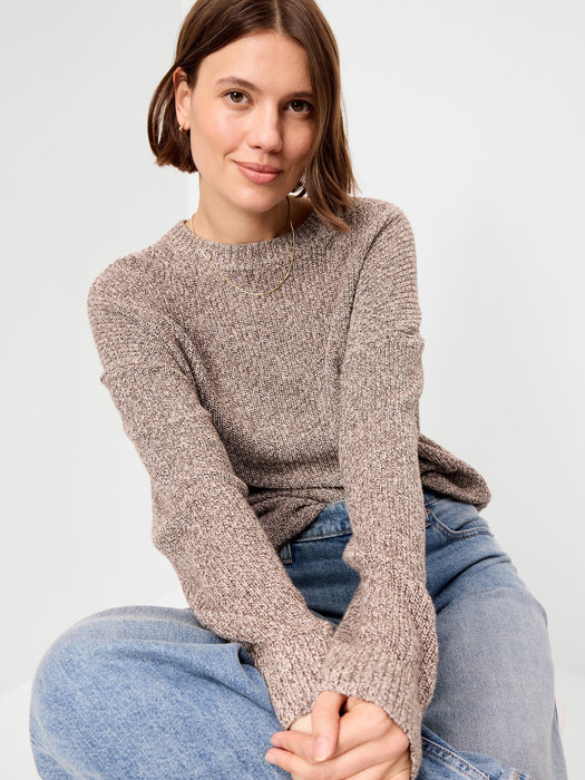 Seaside Cotton Shaker Oversized Tunic Sweater