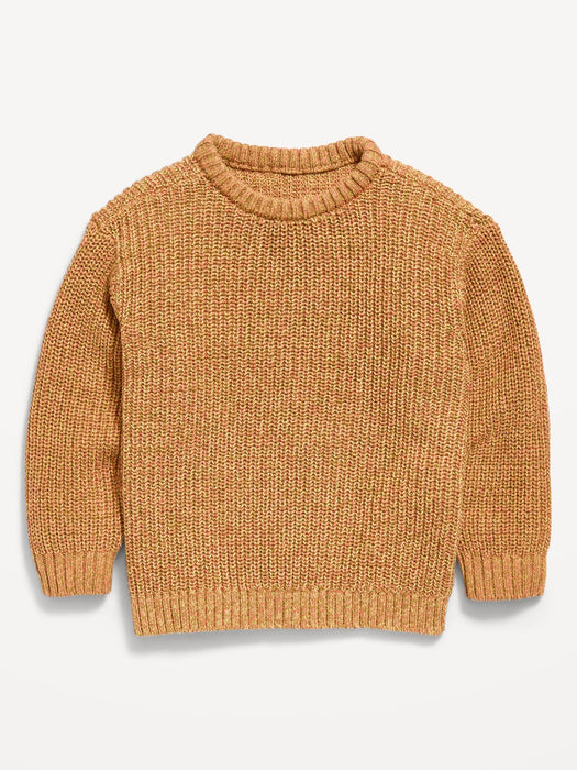 Oversized Long-Sleeve Sweater for Toddler Boys