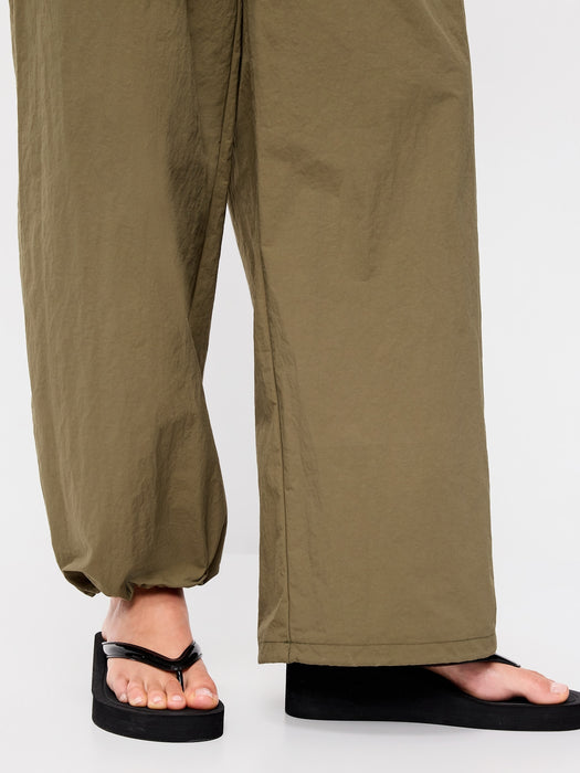Mid-Rise Adjustable Active Woven Utility Pants