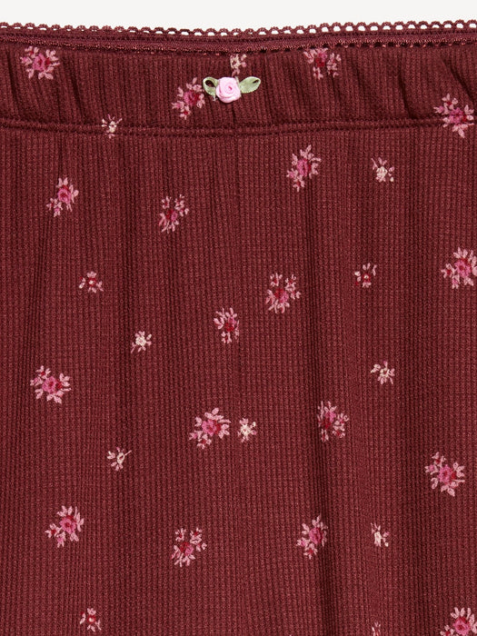 Waffle-Textured Pajama Pants