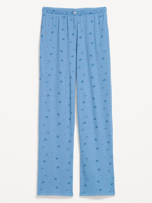 Waffle-Textured Pajama Pants