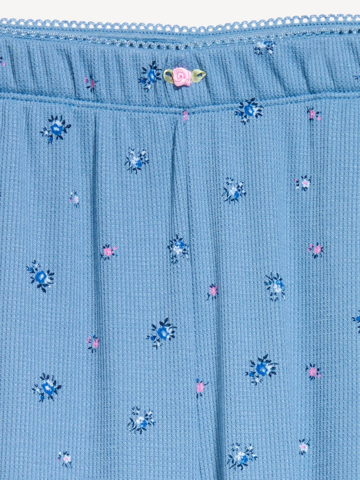 Waffle-Textured Pajama Pants