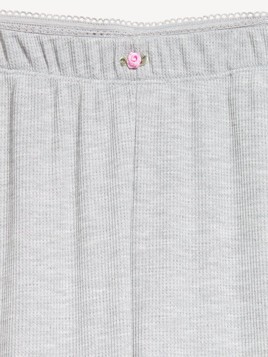 Waffle-Textured Pajama Pants