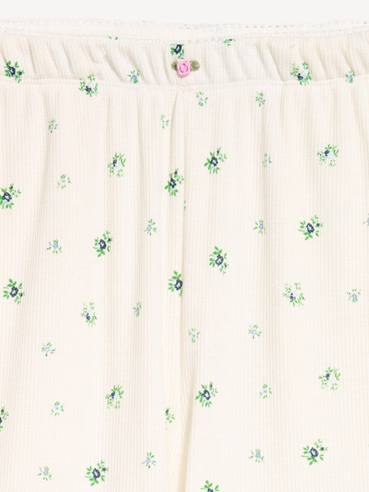 Waffle-Textured Pajama Pants