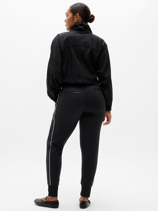 Venice High Rise Track Stripe Jogger