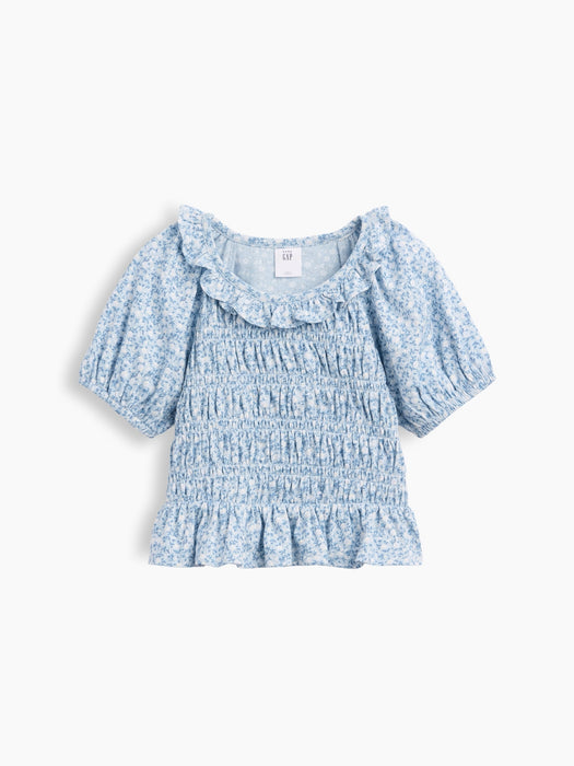 Baby & Toddler Smocked Peplum Top