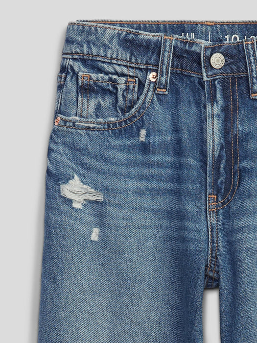 Kids Low Rise Stride Wide-Leg Jeans