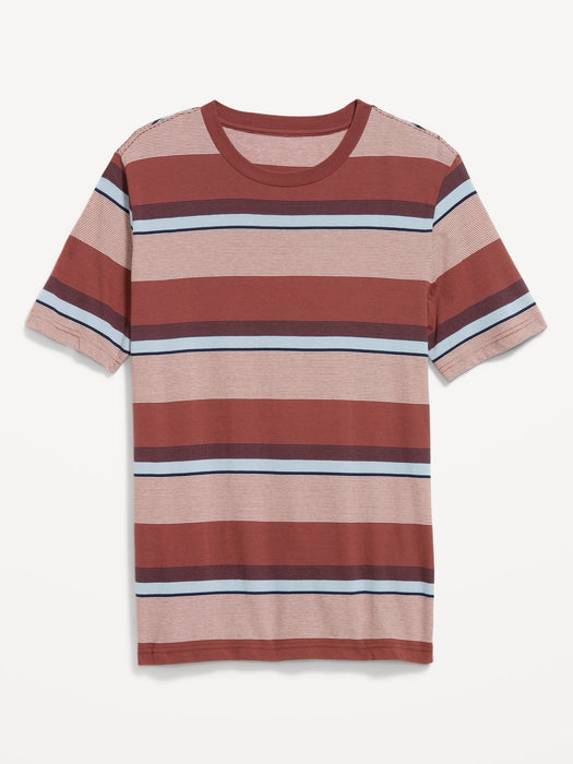 Crew-Neck Striped T-Shirt