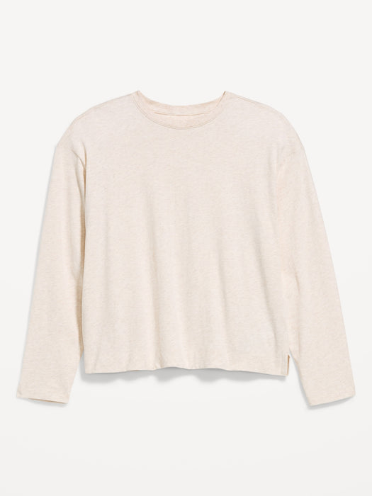Vintage Long-Sleeve Crew-Neck T-Shirt