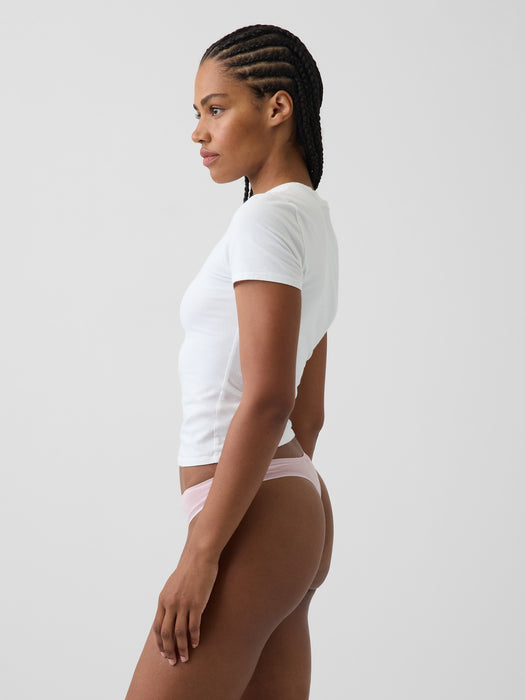 SoftMade Organic Stretch Cotton Thong