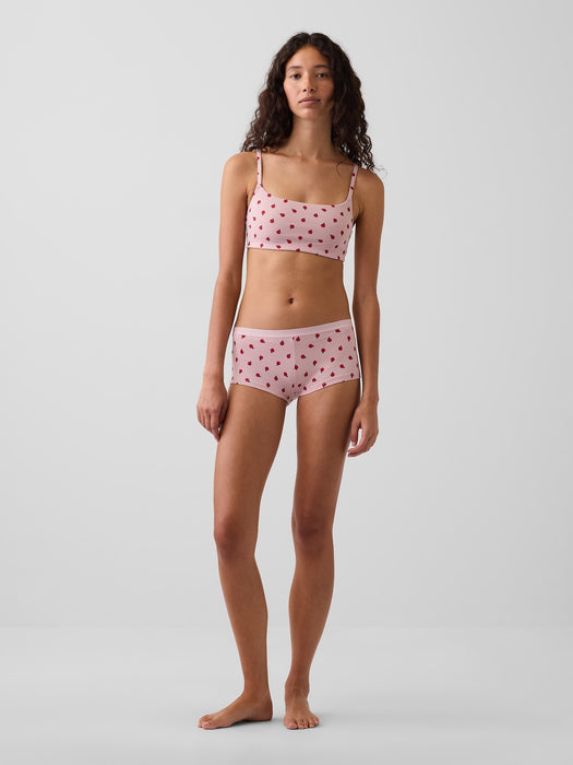 SoftMade Organic Stretch Cotton Scoop Bralette