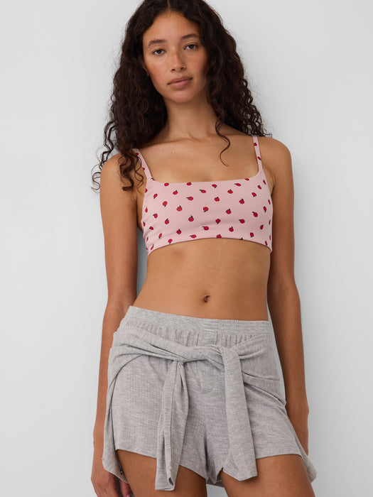 SoftMade Organic Stretch Cotton Scoop Bralette