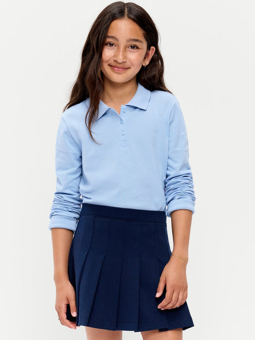 Uniform Pique Polo Shirt for Girls